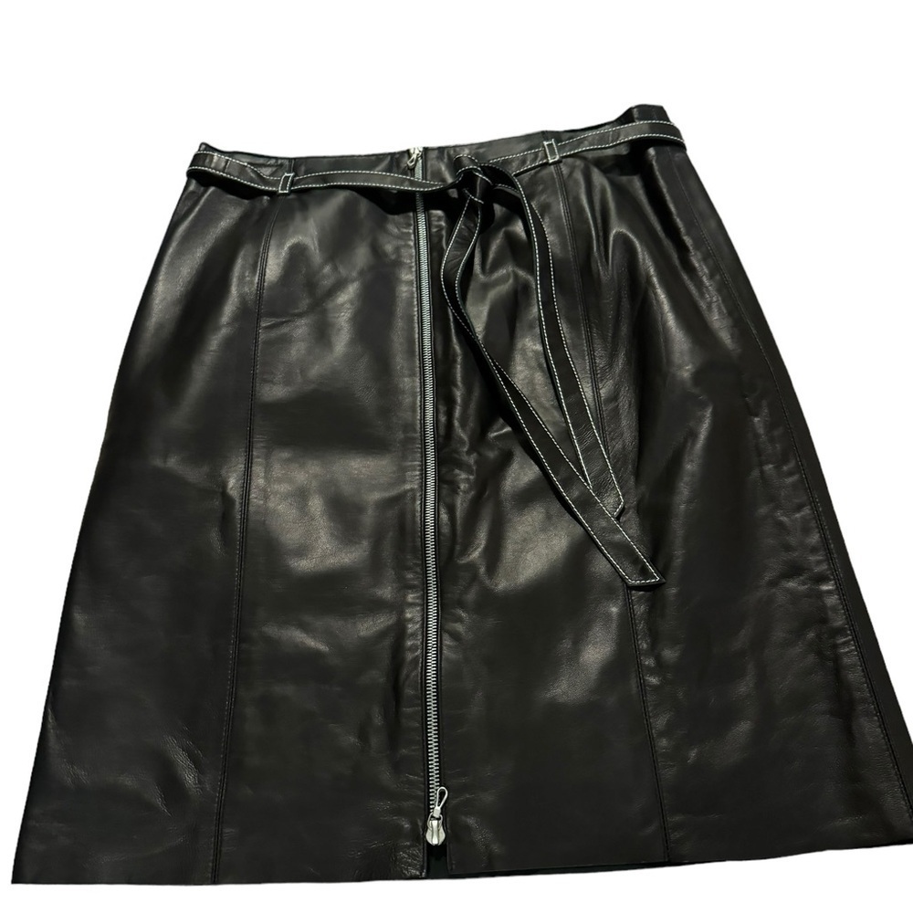 Principe pelle vintage leather skirt